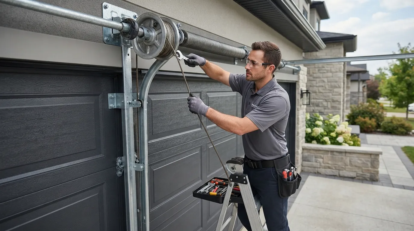 Cable Repair for Fairwood's 1981-Era Garage Doors in Tukwila