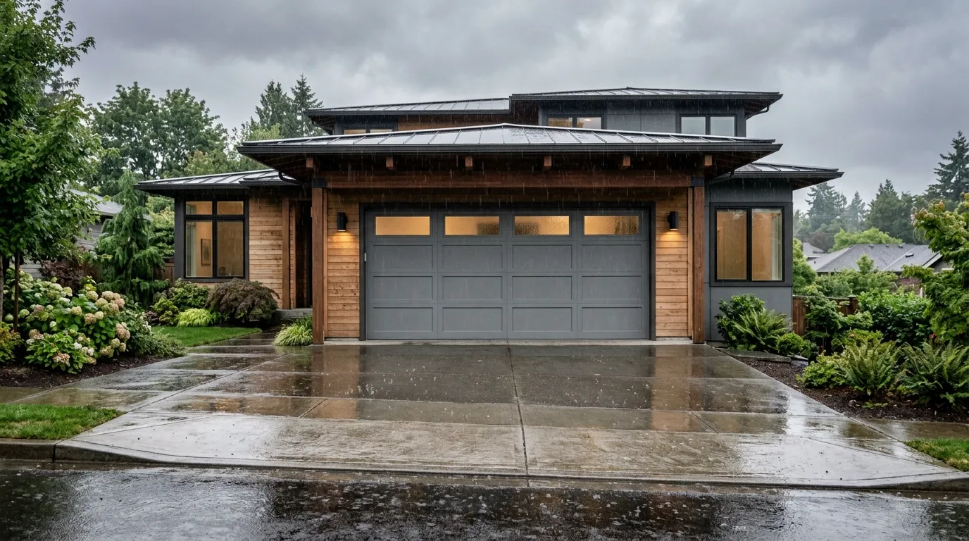 Garage door work on a home in Tukwila
