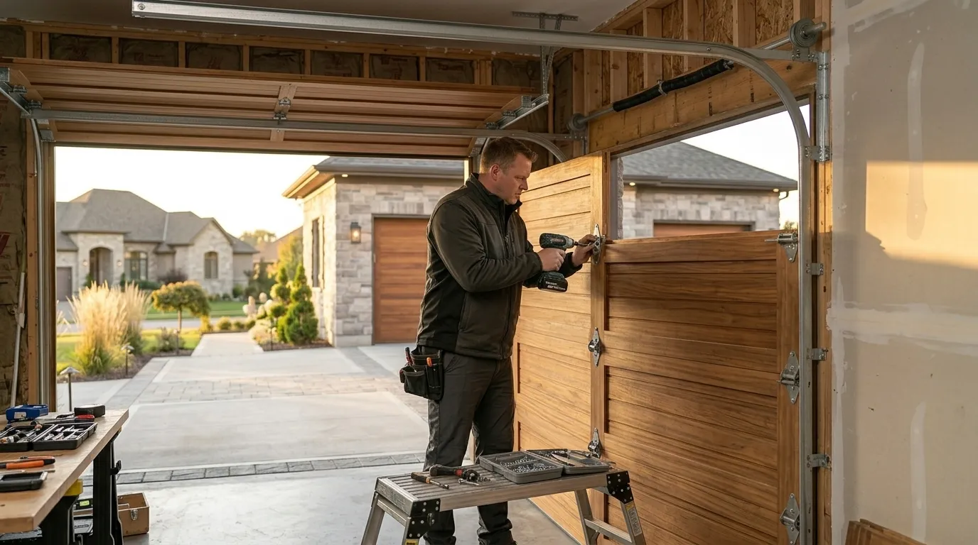 Installing a New Garage Door in White Center in Tukwila