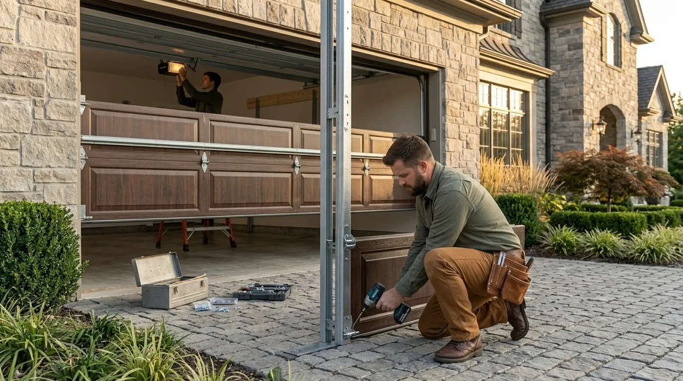 New Garage Door Installation for East Renton Highlands Homes in Tukwila