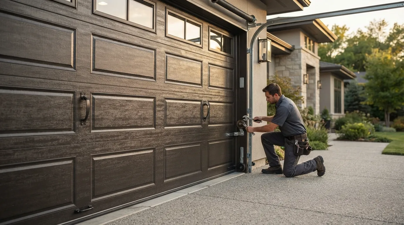 Off-Track Door Repair for White Center's 1970s Housing Stock in Tukwila