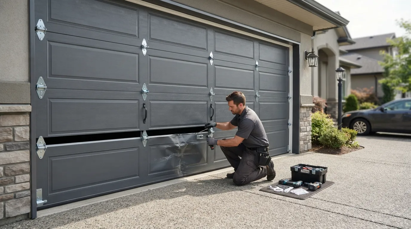 Panel Replacement for East Renton Highlands Garage Doors in Tukwila