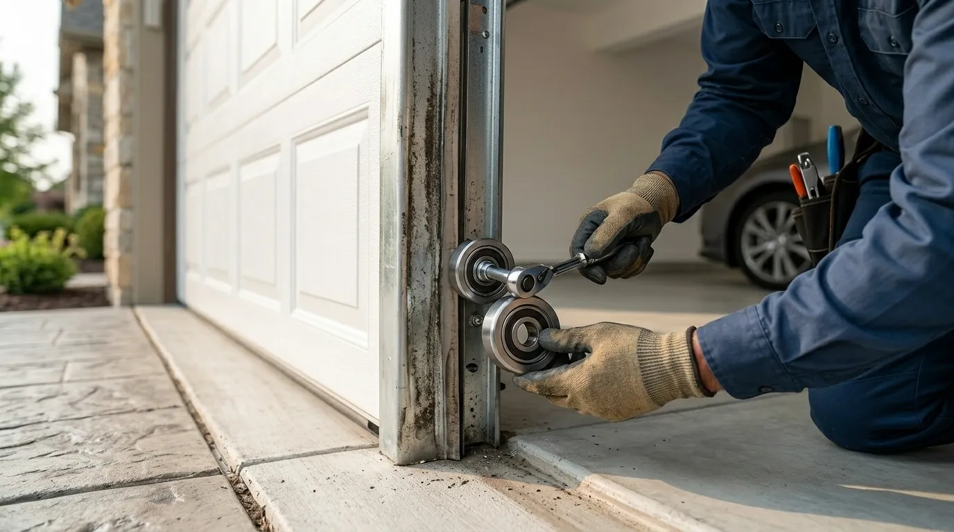 Roller Replacement for Lake Forest Park's Original Garage Door Hardware in Tukwila